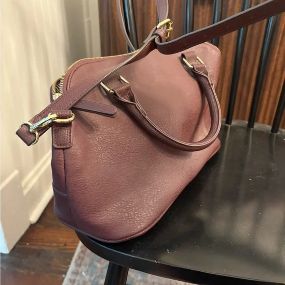 Christian Siriano purple mauve shoulder bag handbag purse - Picture 3 of 5